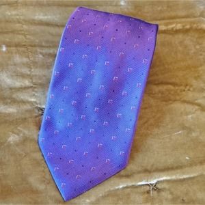Altea purple silk men's necktie